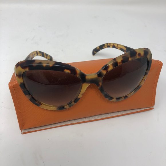 PRADA | Cat Eye Sunglasses | SPR 08R | Tortoise | w/Tori Burch Case